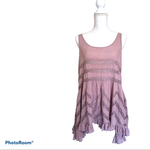 Free People Voile & Lace Trapeze Slip - Picture 2 of 4